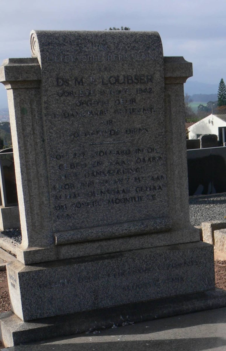 LOUBSER M.P. -1942