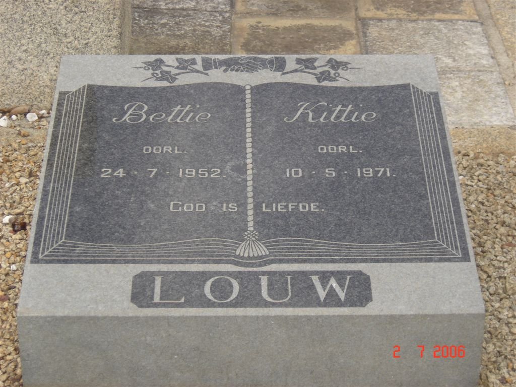 LOUW Bettie -1952 :: LOUW Kittie -1971