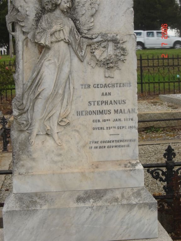 MALAN Stephanus Heronimus 1876-1941