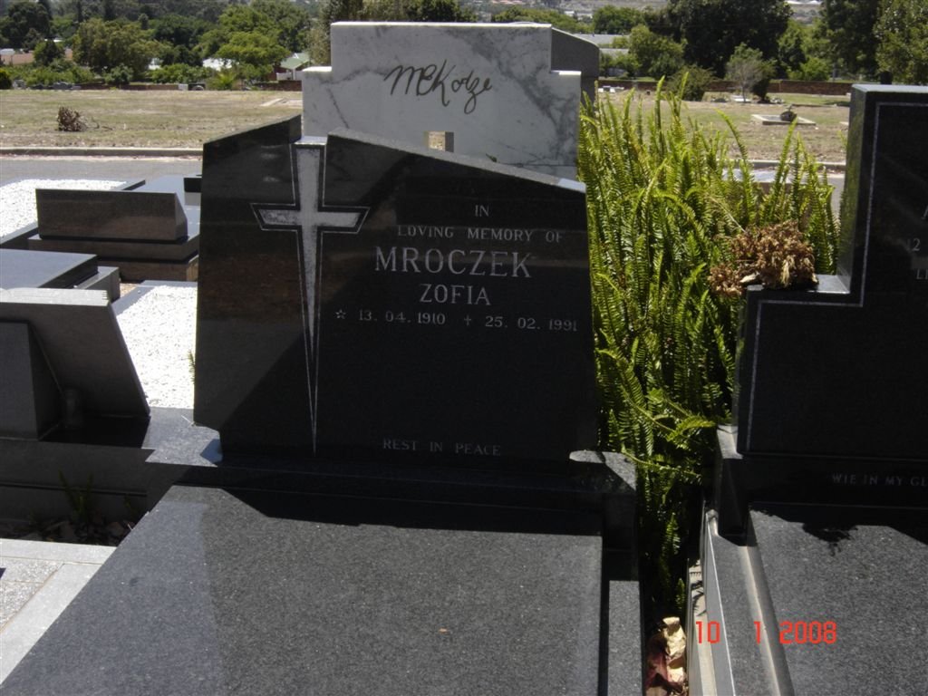 MROCZEK Zofia 1910-1991