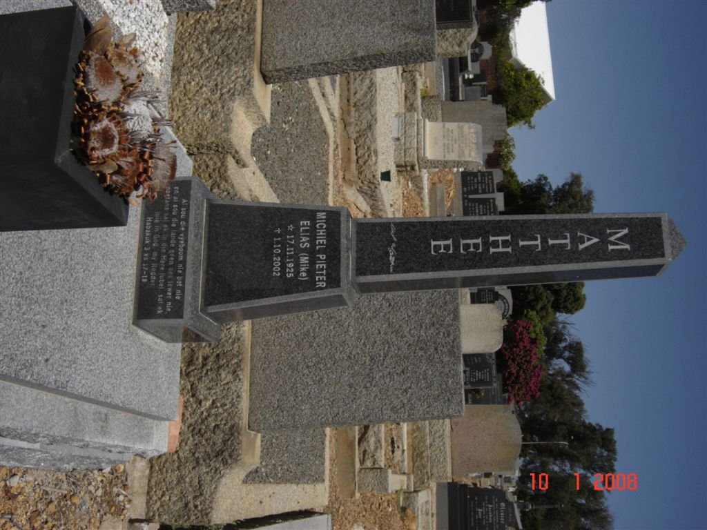 MATTHEE Michiel Pieter Elias 1925-2002