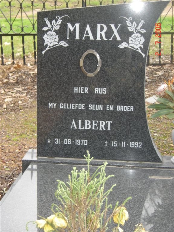 MARX Albert 1970-1992