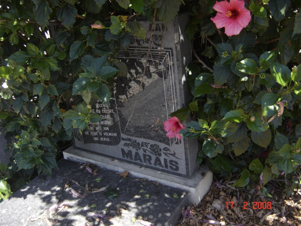 MARAIS Frans Adriaan 1936-1986