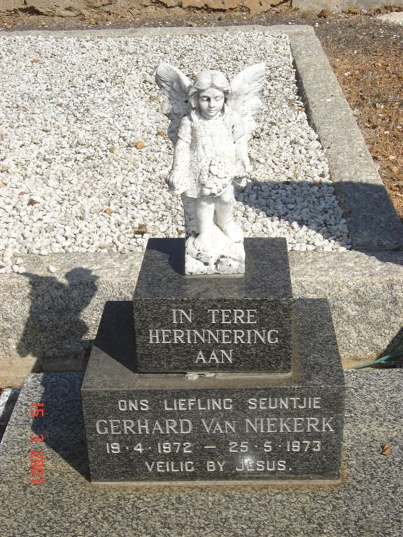 NIEKERK Gerhardus, van 1972-1973