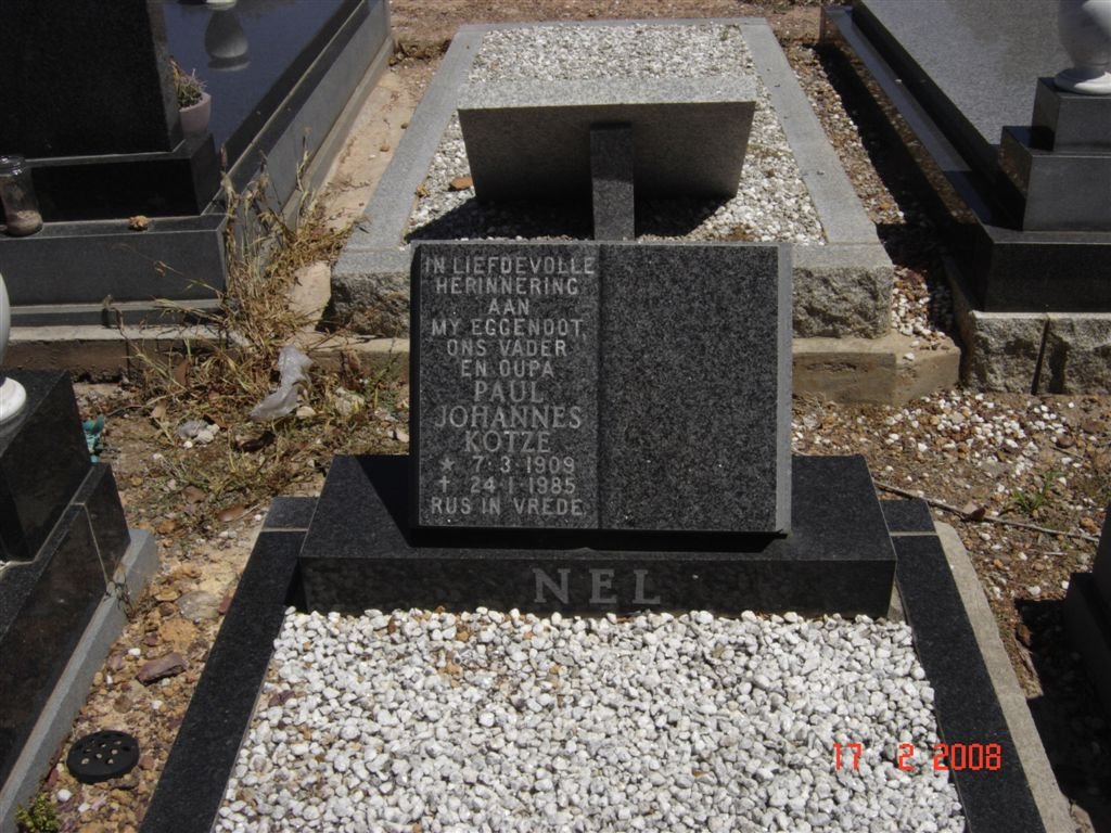 NEL Paul Johannes Kotze 1909-1985