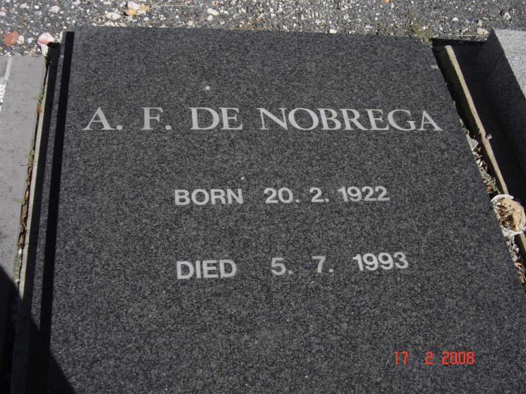 NOBREGA A.F., de 1922-1993