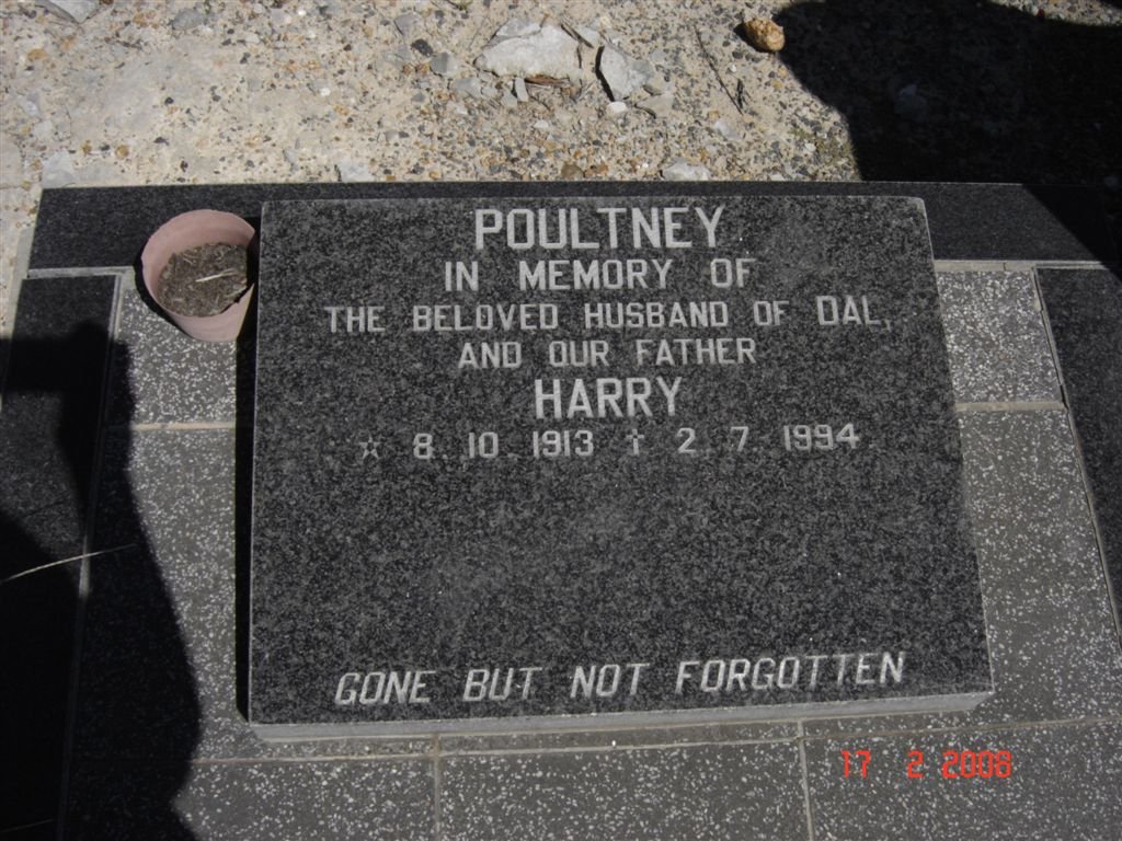 POULTNEY Harry 1913-1994