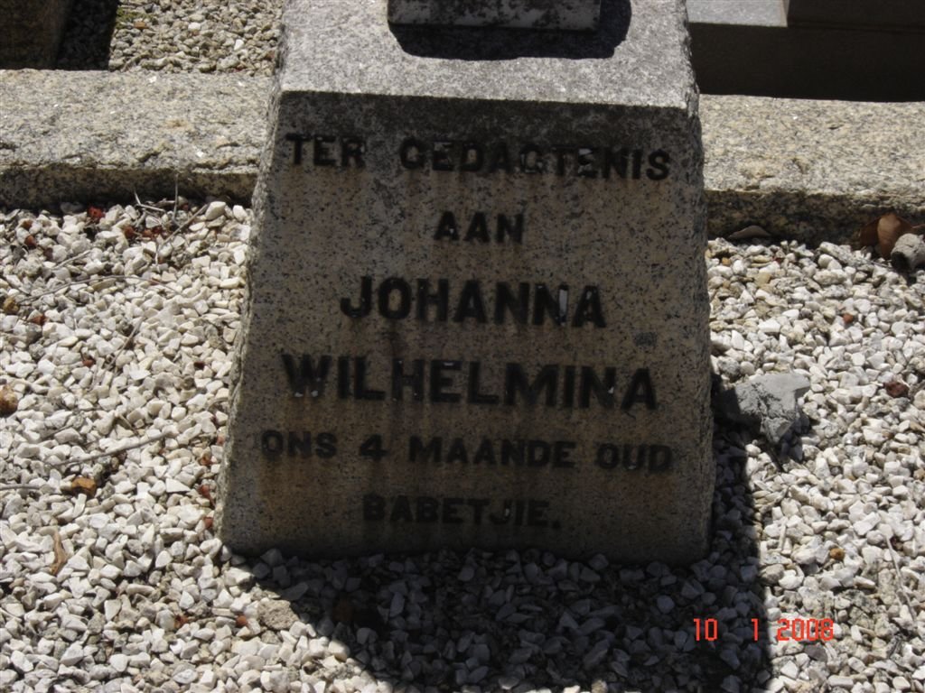 PANSEGROUW Johanna Wilhelmina