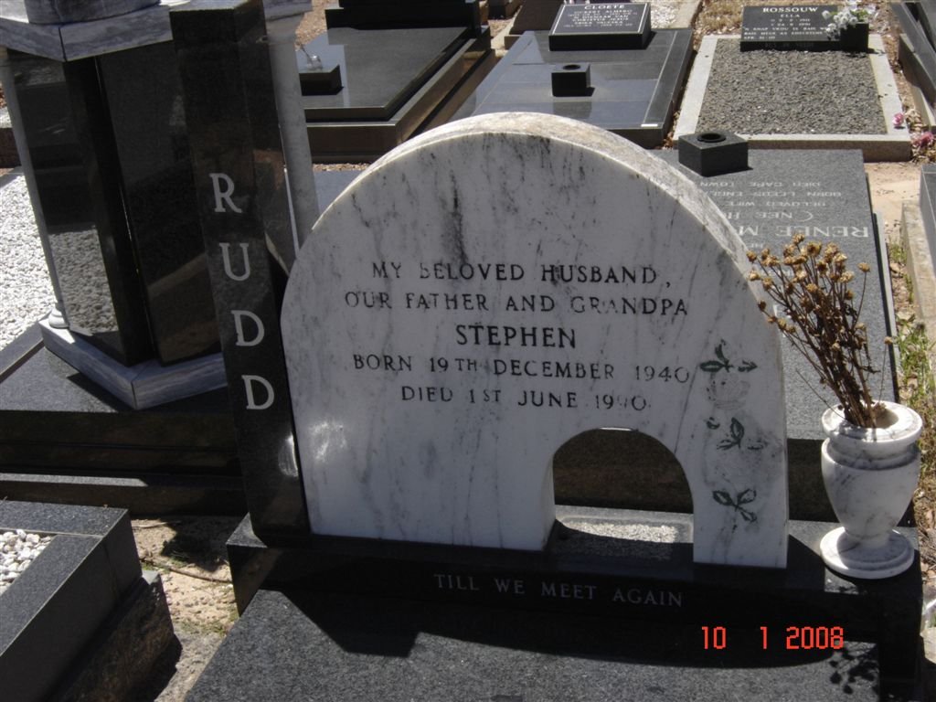RUDD Stephen 1940-1990
