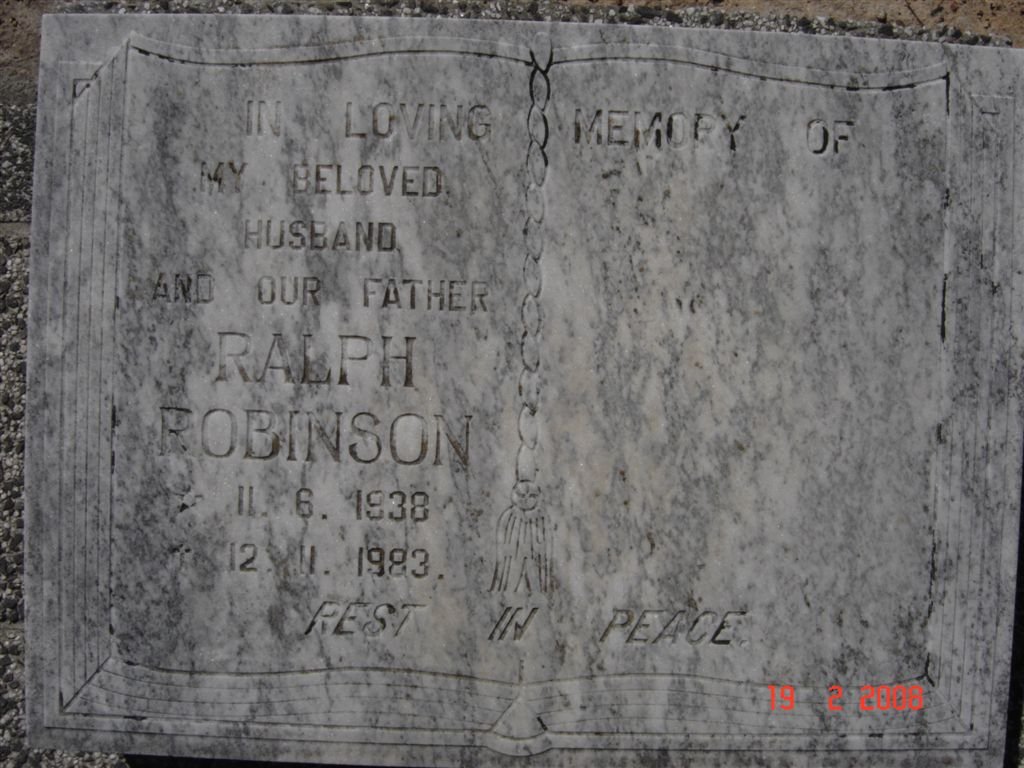 ROBINSON Ralph 1938-1983