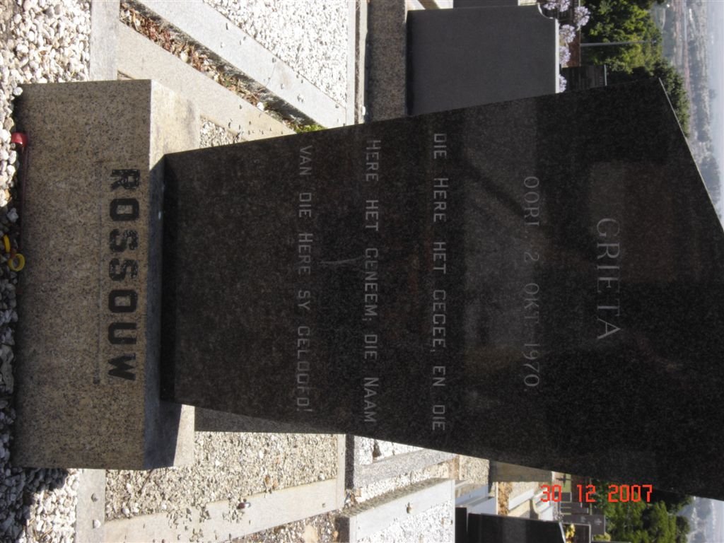 ROSSOUW Grieta -1970