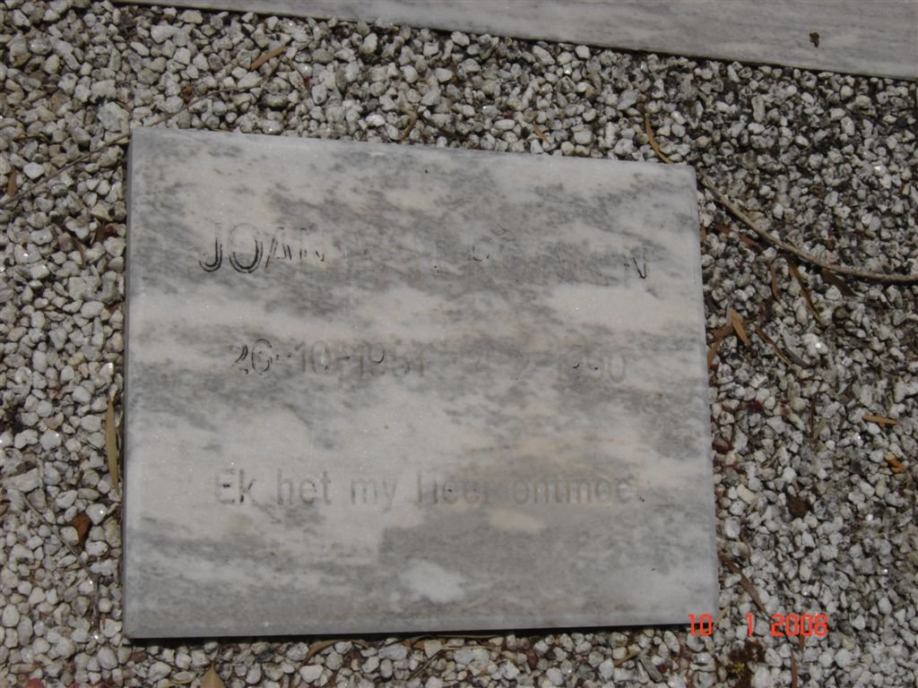 ROOYEN Joan, van 1951-1990