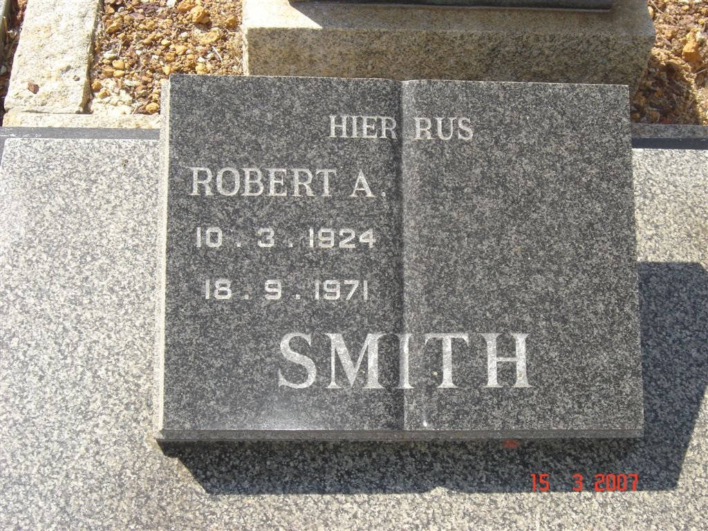 SMITH Robert A. 1924-1971