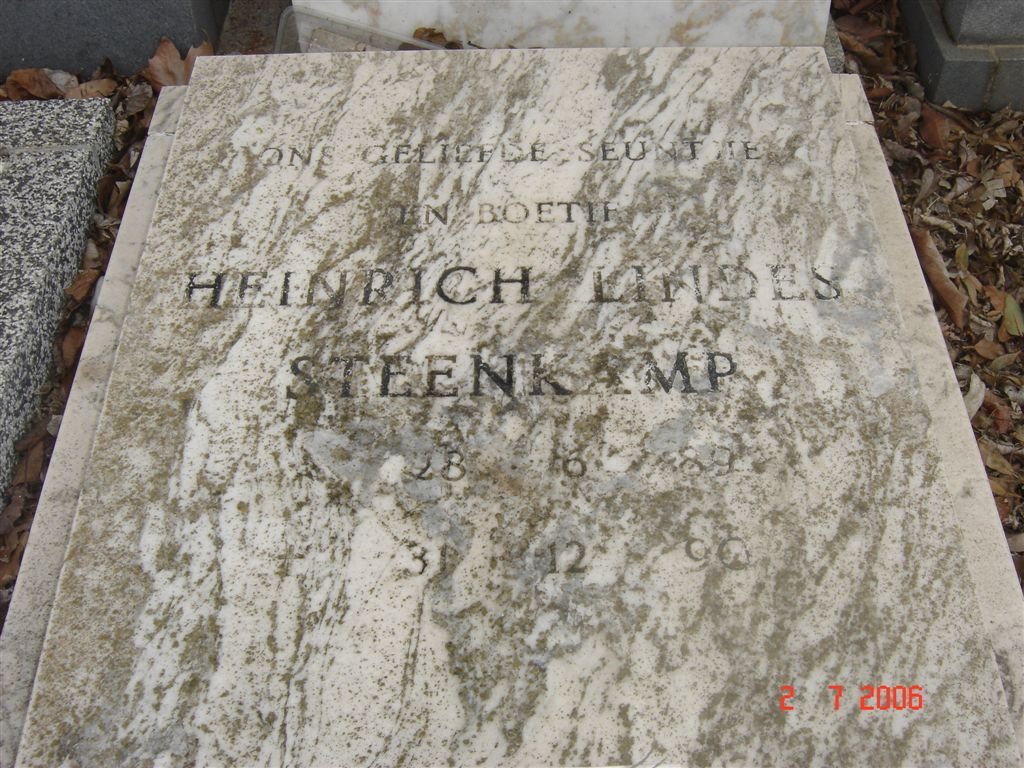 STEENKAMP Heinrich Lindes 1989-1990