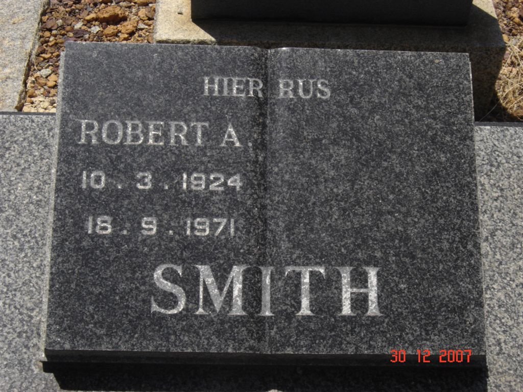SMITH Robert A. 1924-1971
