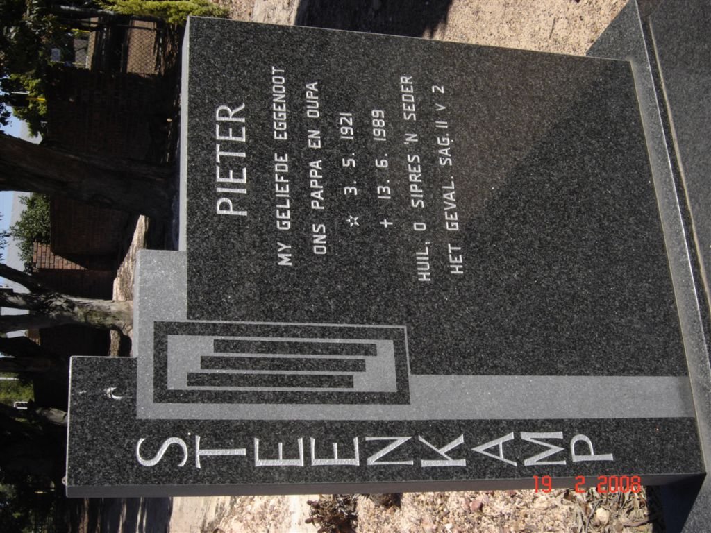 STEENKAMP Pieter 1921-1989