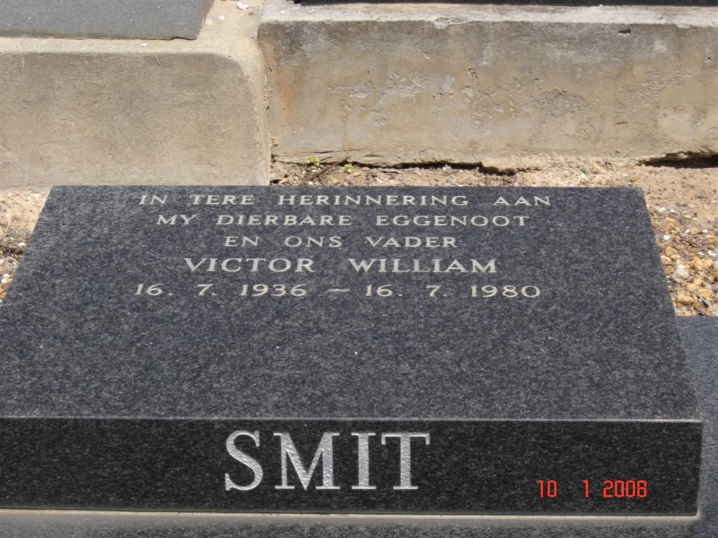 SMIT Victor William 1936-1980