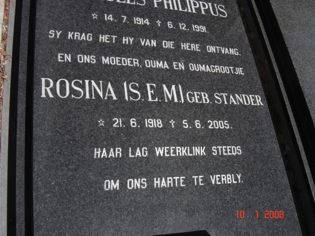 SMIT S.E.M. nee STANDER 1918-2005