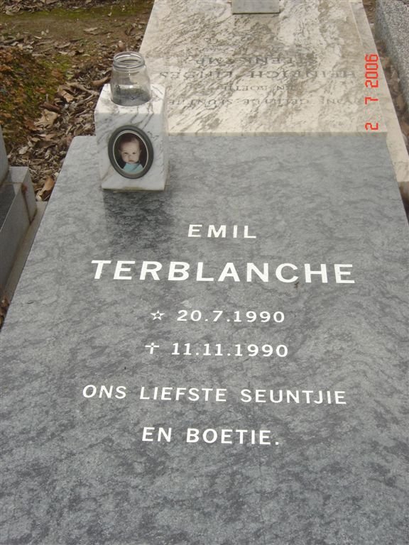 TERBLANCHE Emil 1990-1990