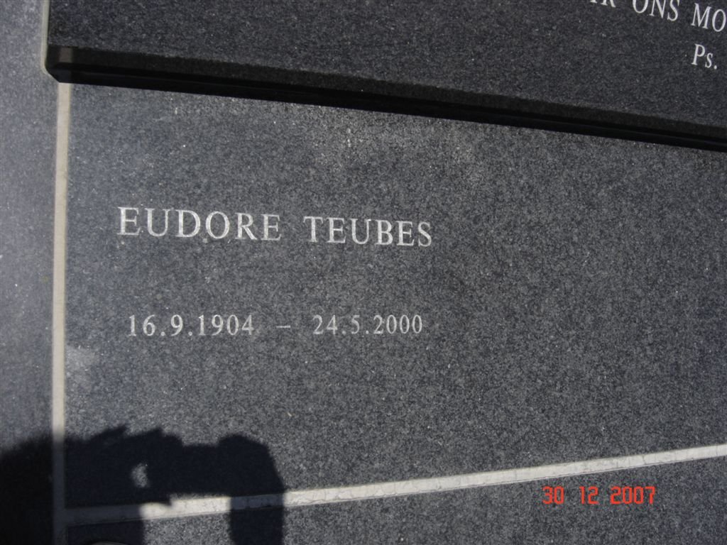TEUBES Eudore 1904-2000