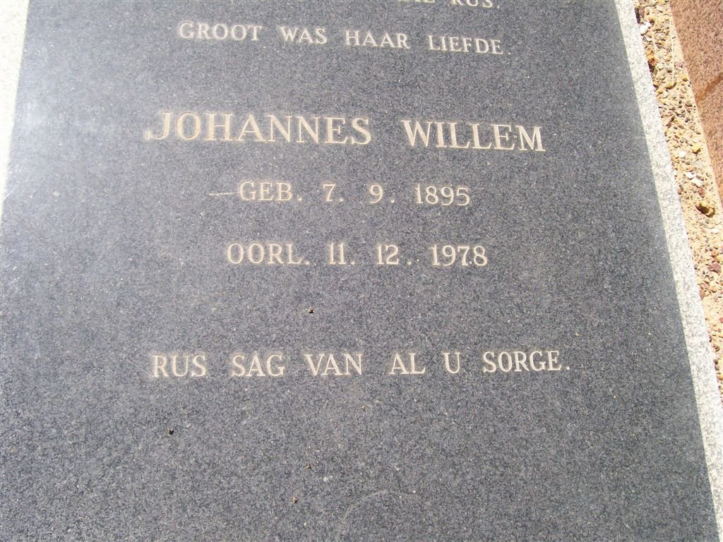 TRUTER Johannes Willem 1895-1978