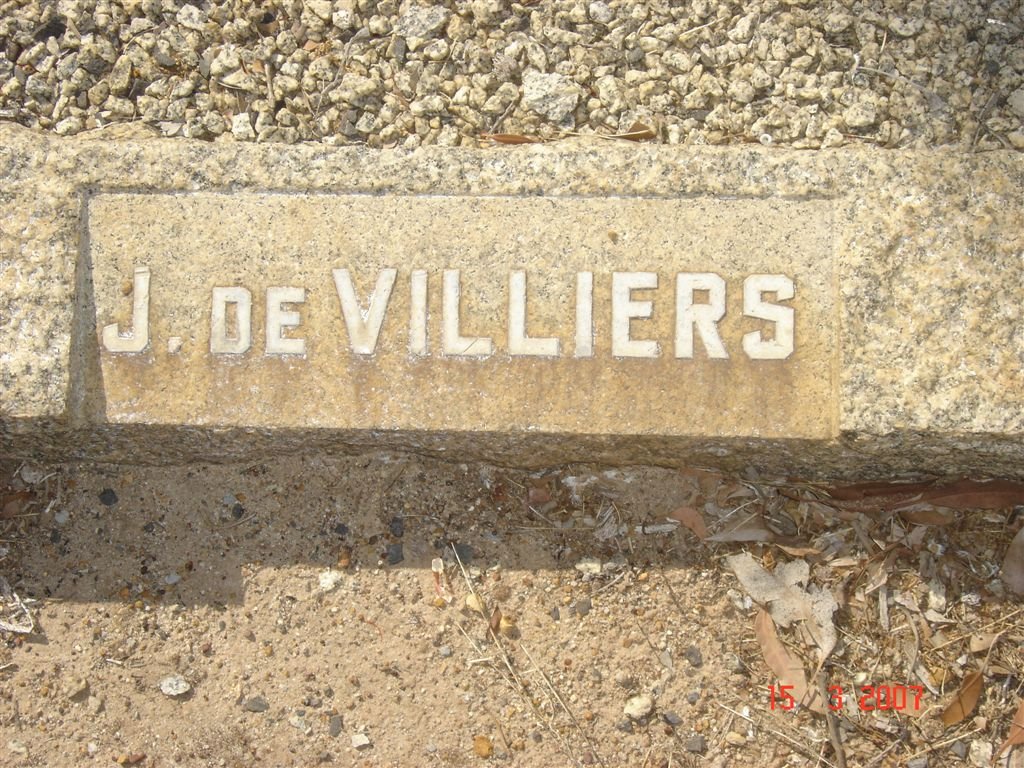 VILLIERS J., de