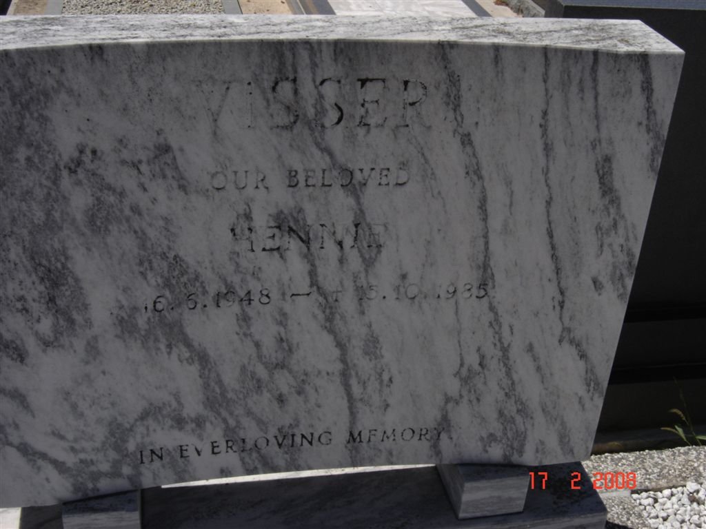 VISSER Hennie 1948-1985