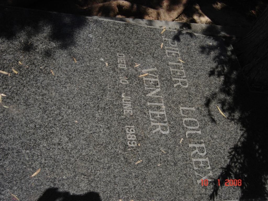 VENTER Pieter Lourex -1989