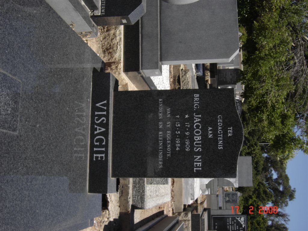 VISAGIE Jacobus Nel 1909-1984