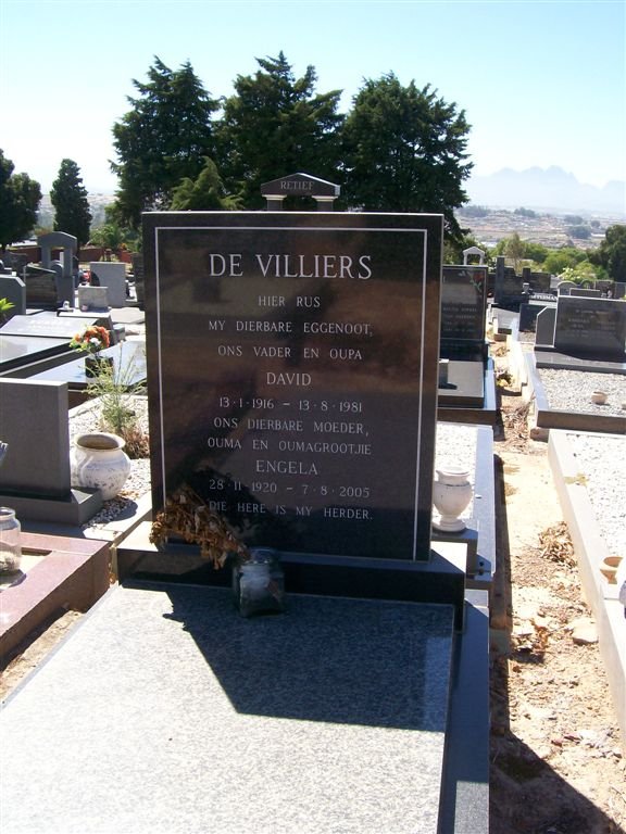 VILLIERS David 1916-1981 &amp; Engela 1920-2005