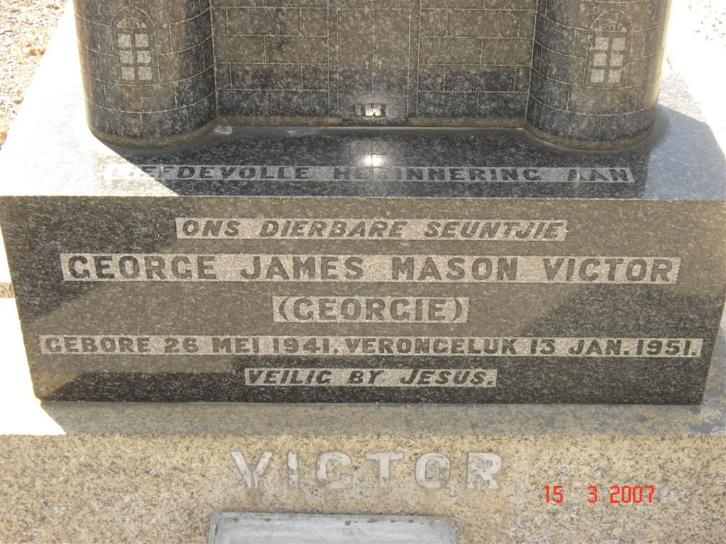 VICTOR George James Mason 1941-1951