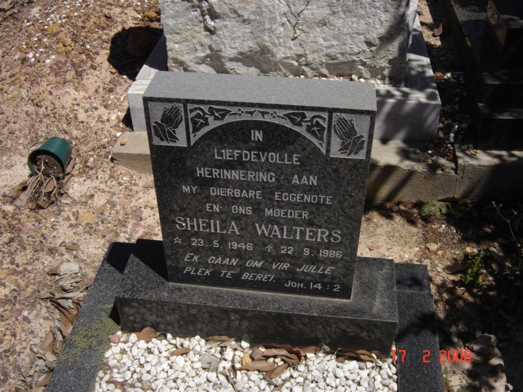 WALTERS Sheila 1946-1986