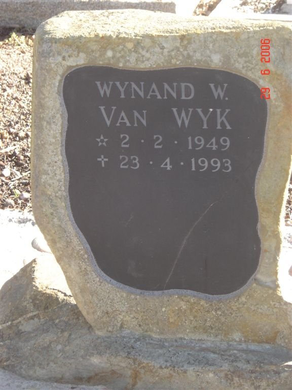 WYK Wynand W., van 1949-1993