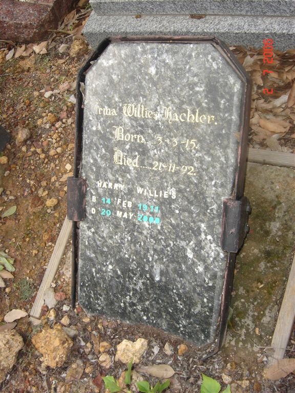 WILLIES Harry 1911-2000 :: HACHLER Irma Willies 1915-1992