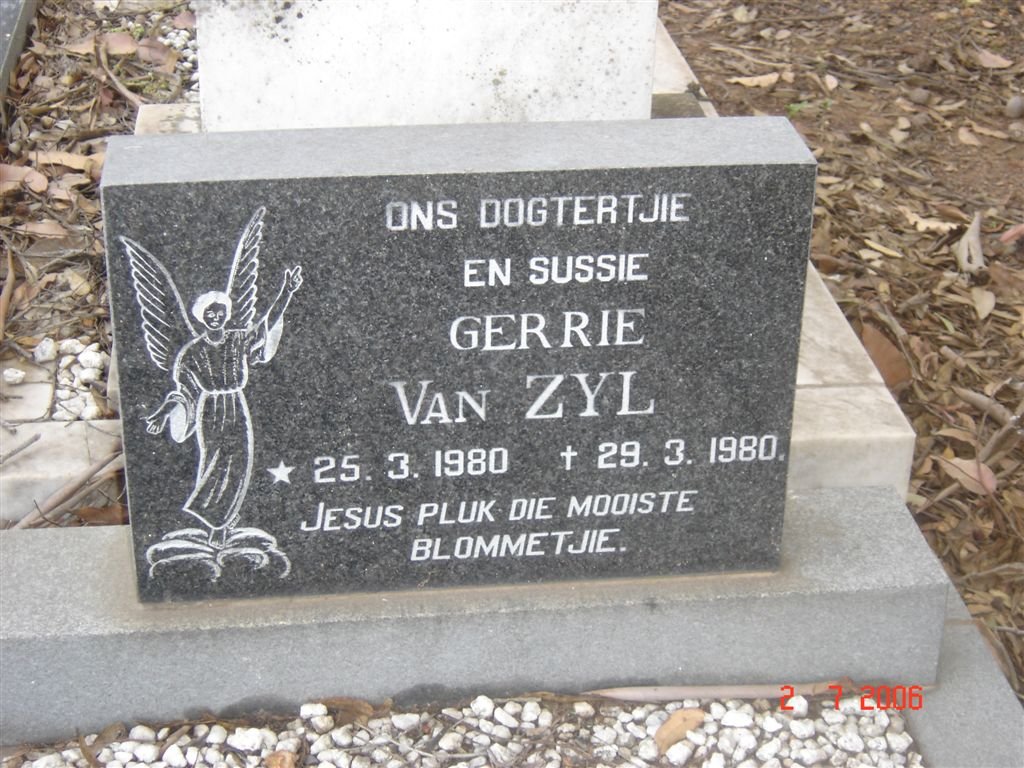 ZYL Gerrie, van 1980-1980