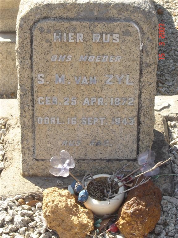 ZYL S.M., van 1872-1943