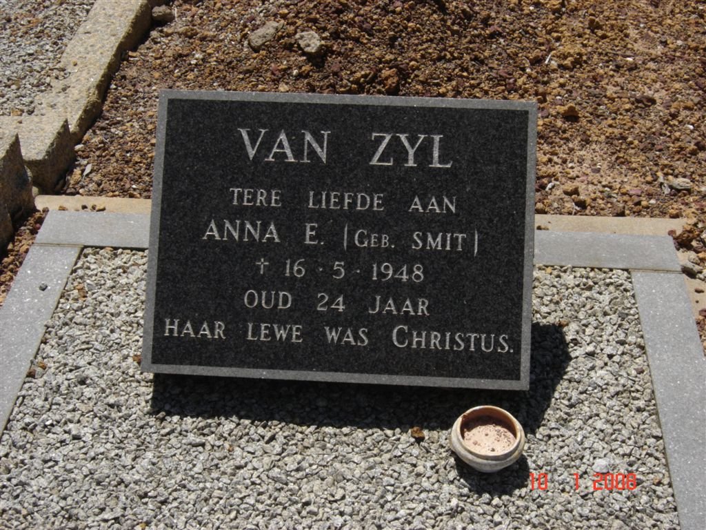 ZYL Anna. E., van nee SMIT -1948