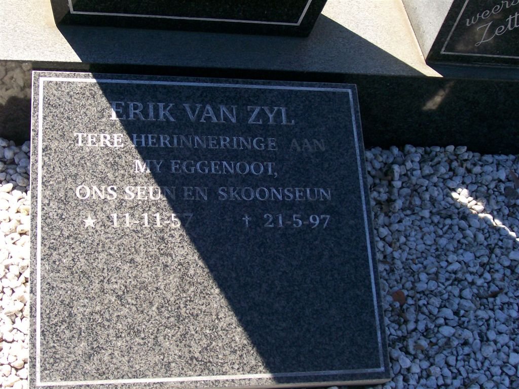ZYL Erik, van 1957-1997