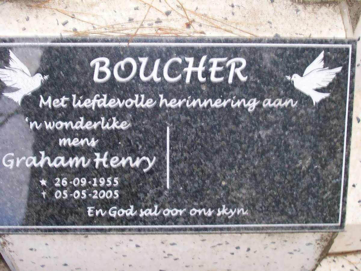 BOUCHER Graham Henry 1955-2005