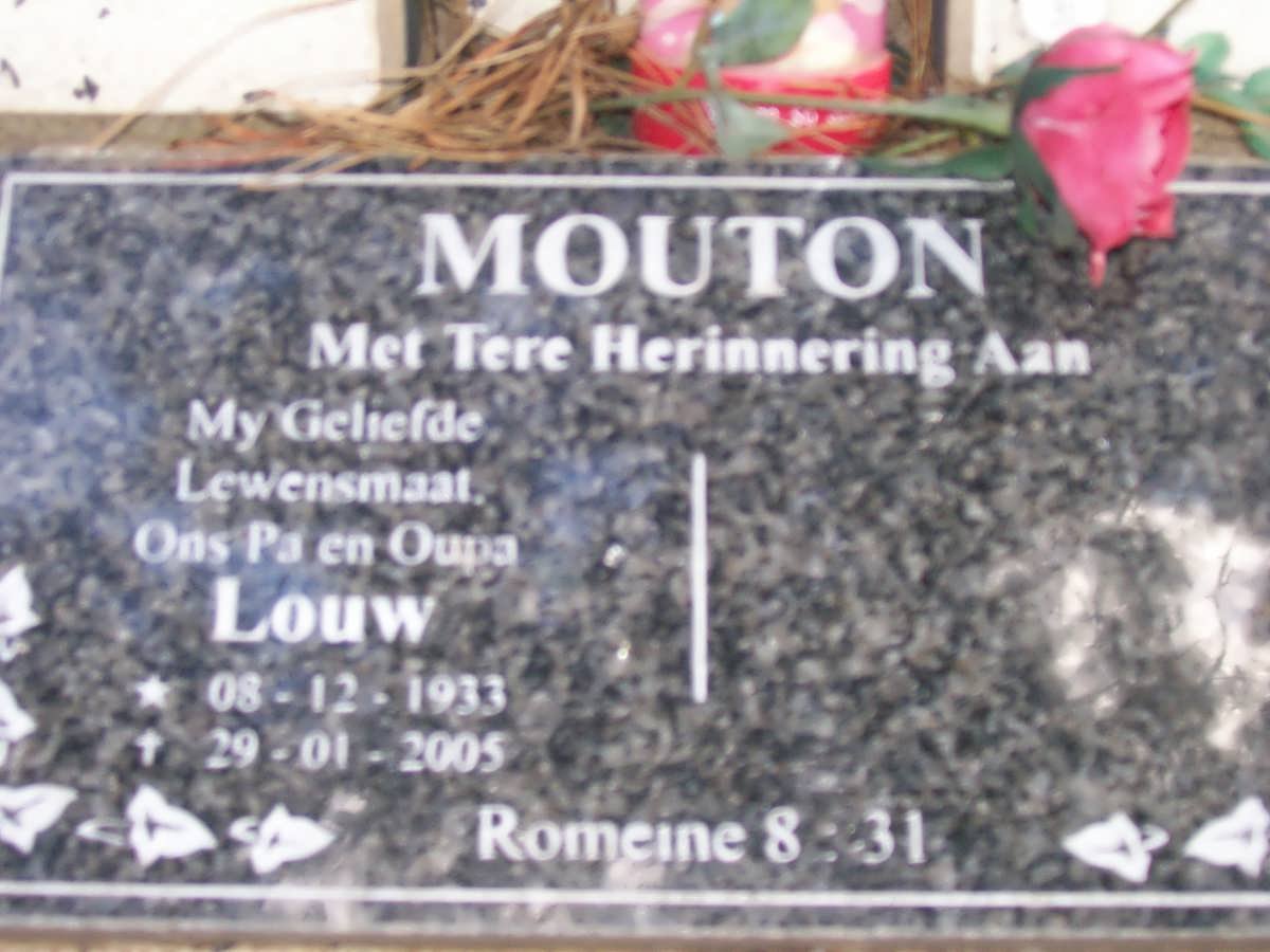 MOUTON Louw 1933-2005