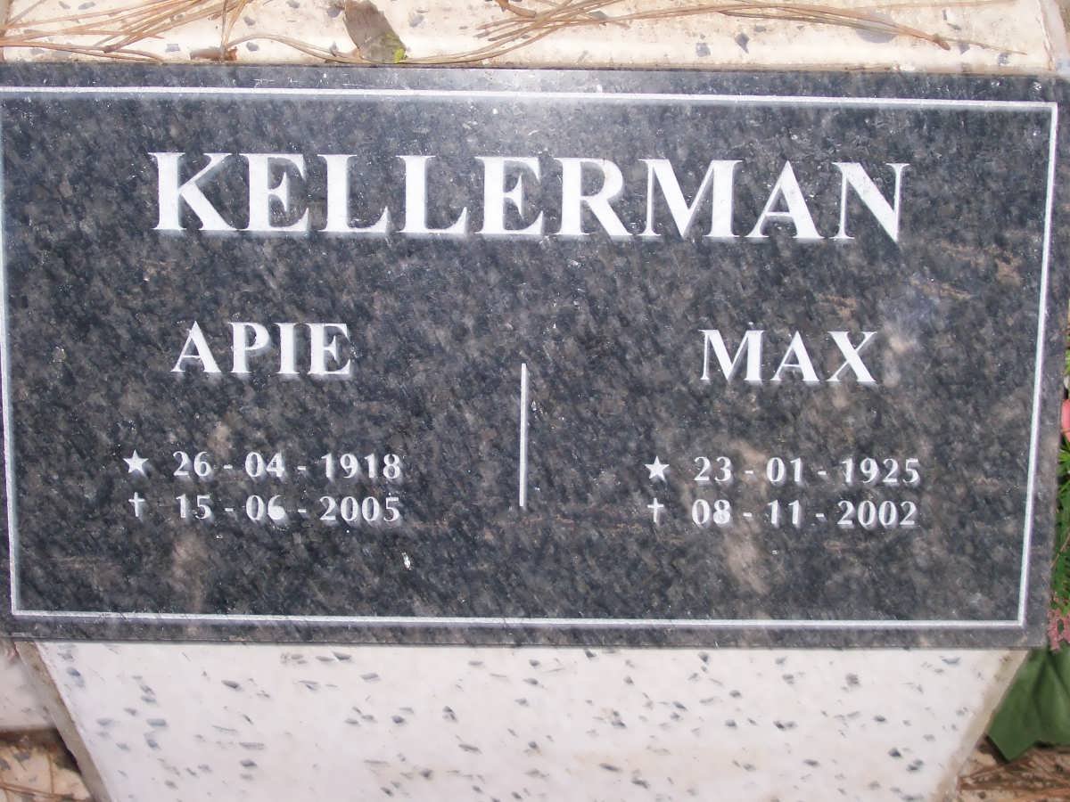 KELLERMAN Apie 1918-2005 &amp; Max 1925-2002