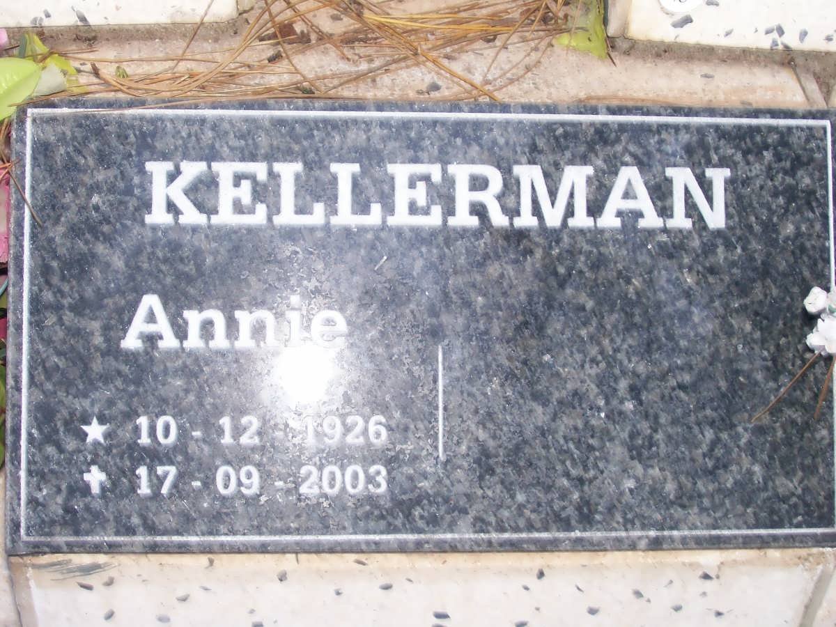 KELLERMAN Annie 1926-2003