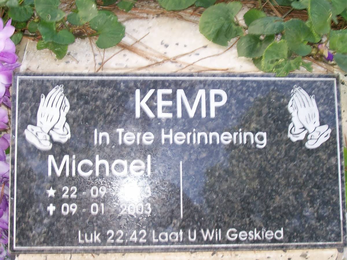 KEMP Michael 19??-2003