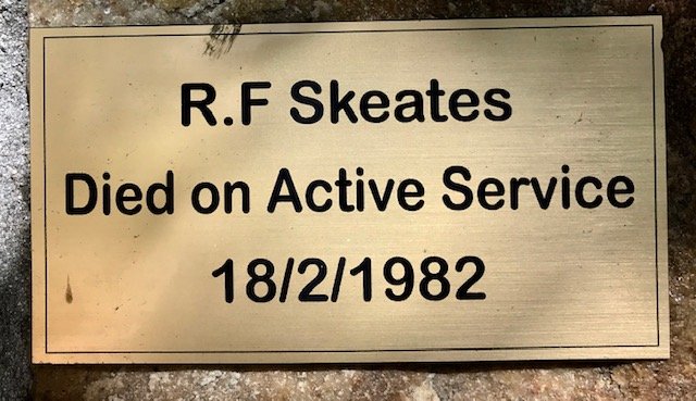 SKEATES R.F. -1982