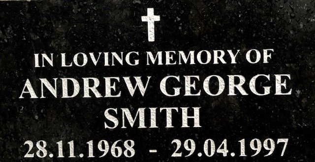 SMITH Andrew George 1968-1997