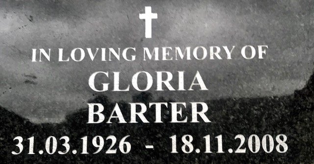 BARTER Gloria 1926-2008