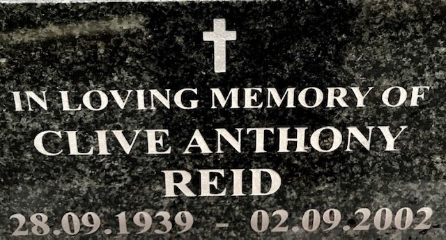 REID Clive Anthony 1939-2002