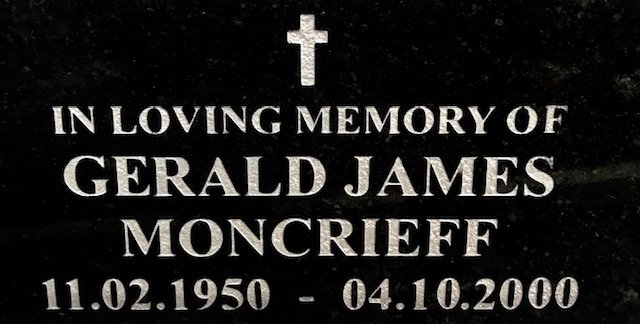MONCRIEFF Gerald James 1950-2000