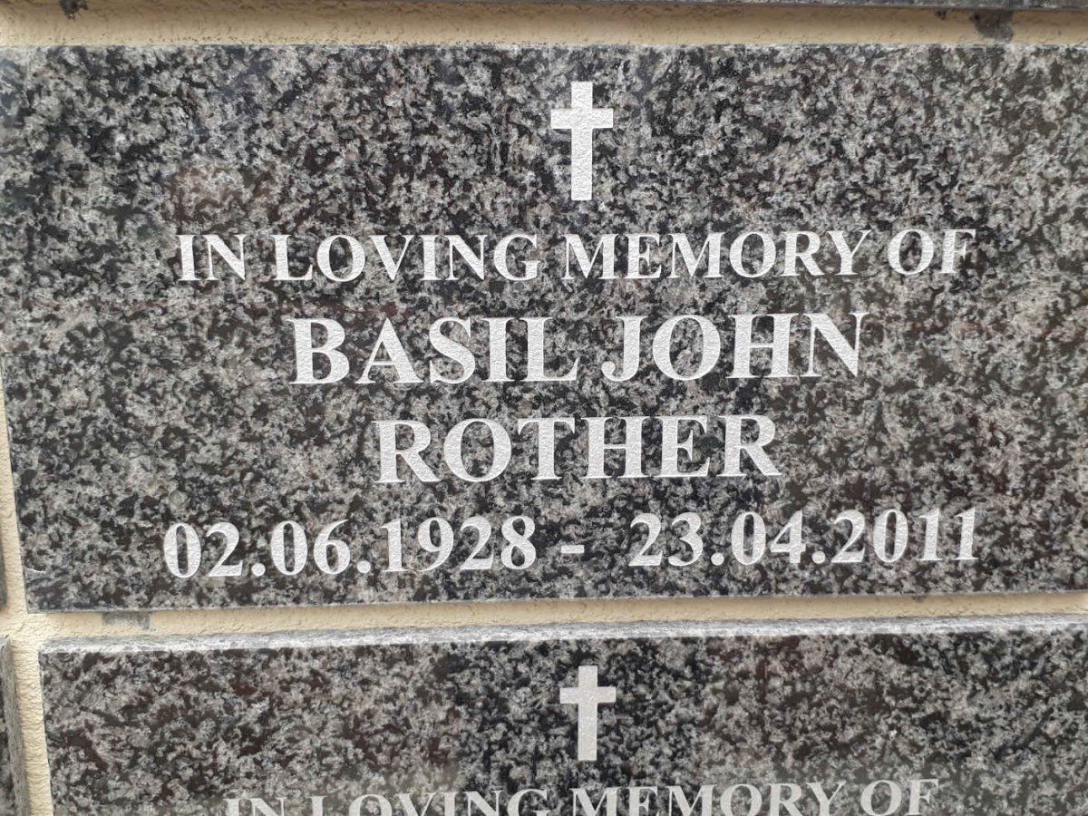 ROTHER Basil John 1928-2011