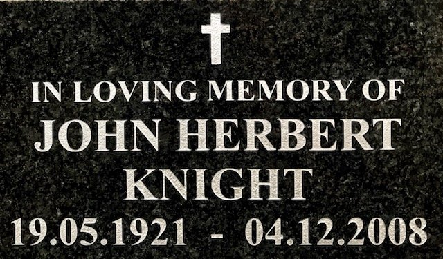 KNIGHT John Herbert 1921-2008